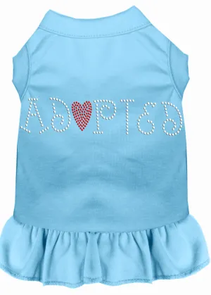 Adopted Rhinestone Dress Baby Blue 4x