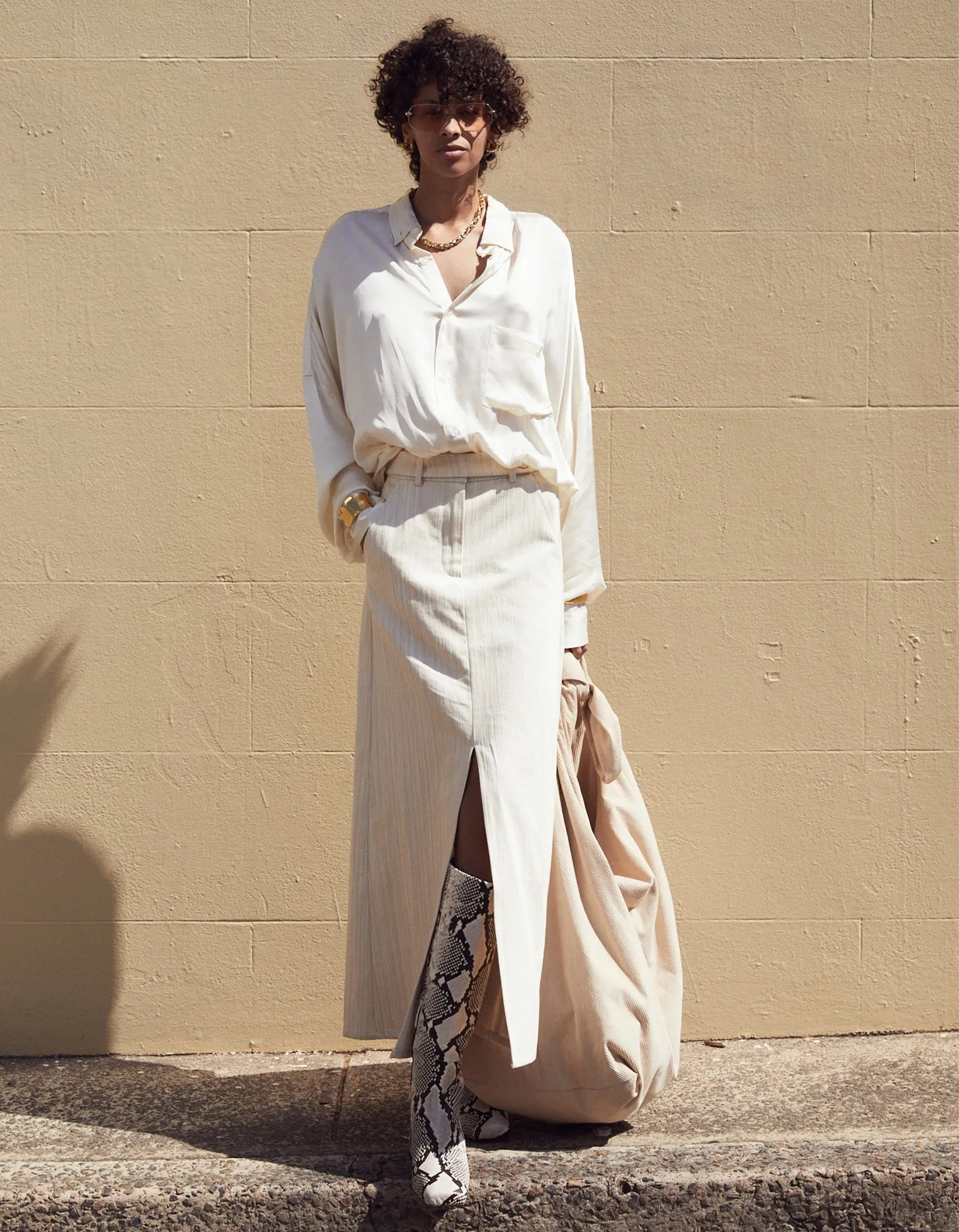 Amani Skirt - Cream
