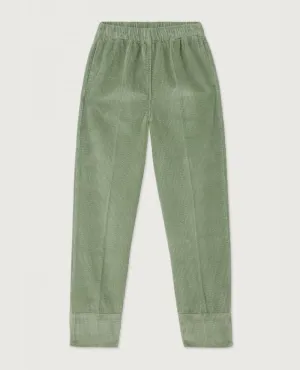 American Vintage Padow River Green Cord Trousers