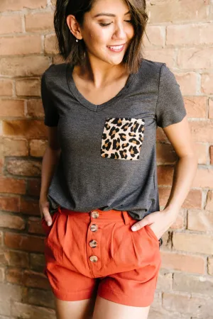 Basic V-neck Tee With A Spot Of Fun Basic V-neck Tee With A Spot Of Fun