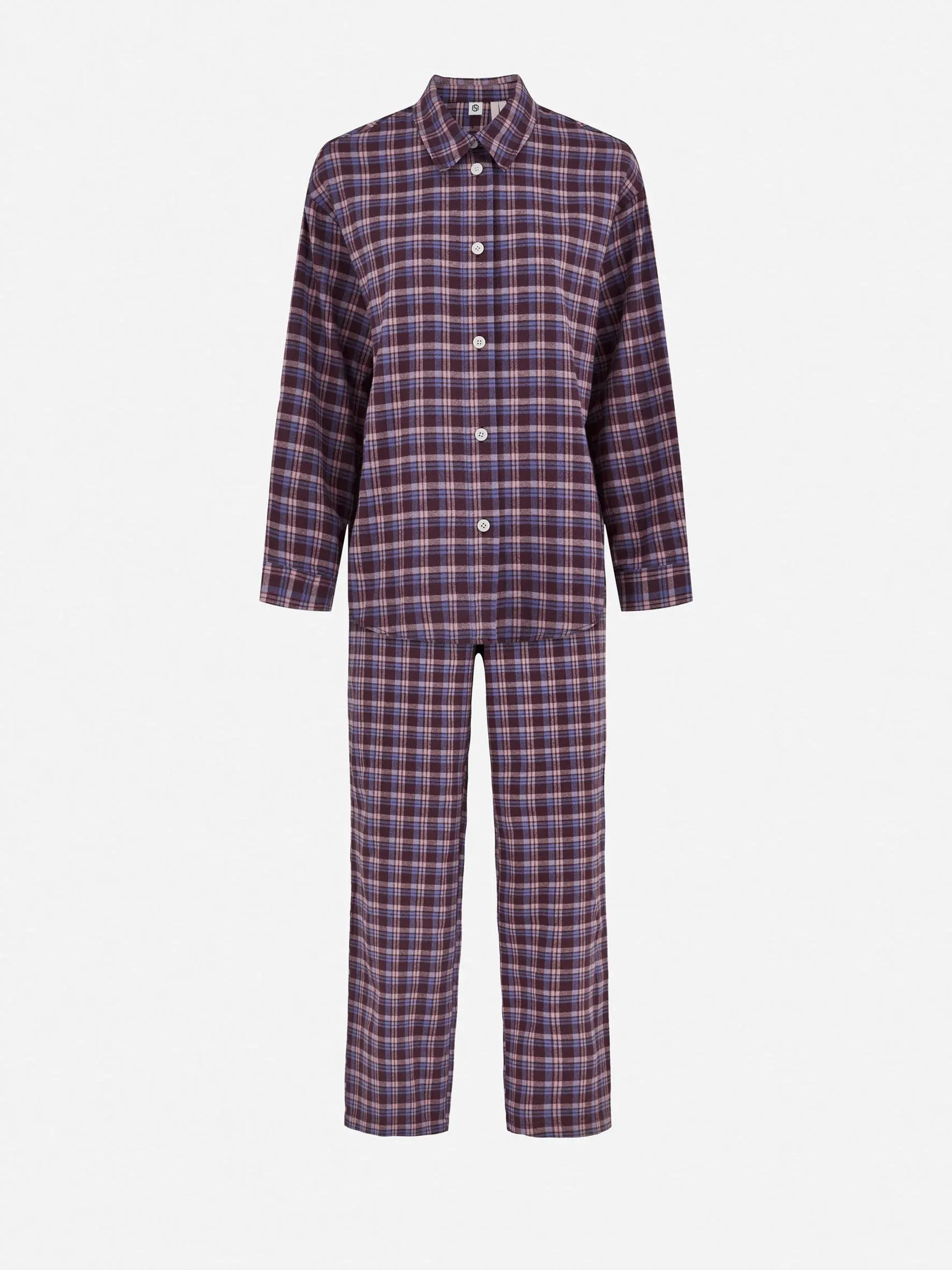 Becksondergaard Flannel Pyjamas - Burgundy