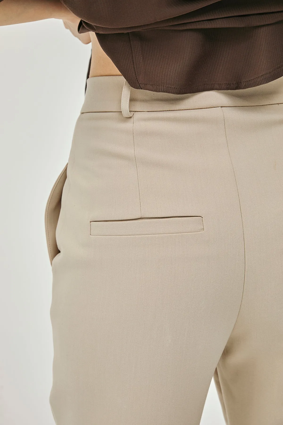 Beige Lauren Trousers