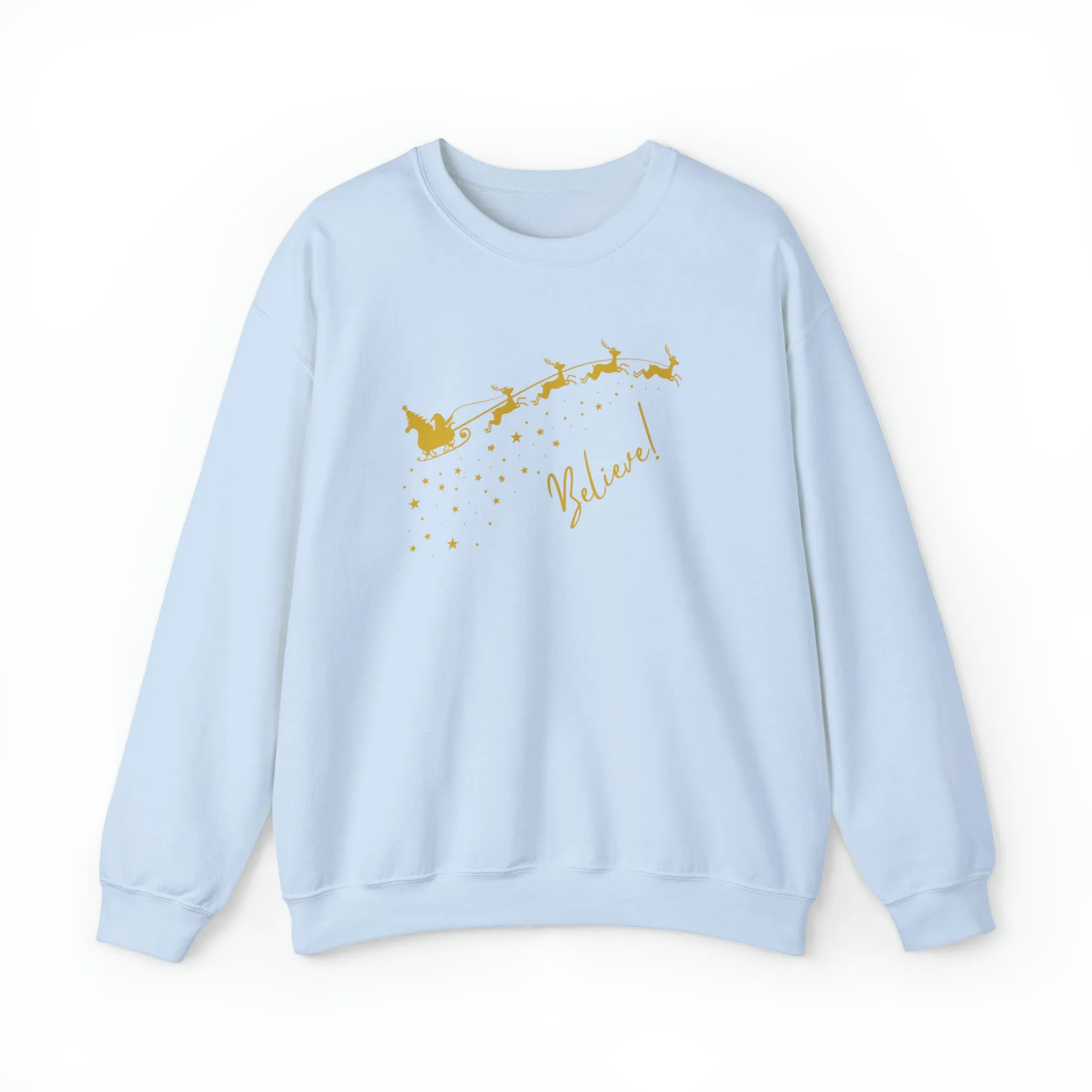 Believe Christmas Sweatshirt, Christmas Believe Shirt Christmas Party Shirt Christmas T-Shirt, Christmas Family Shirt, Believe Shirt, Xmas Party