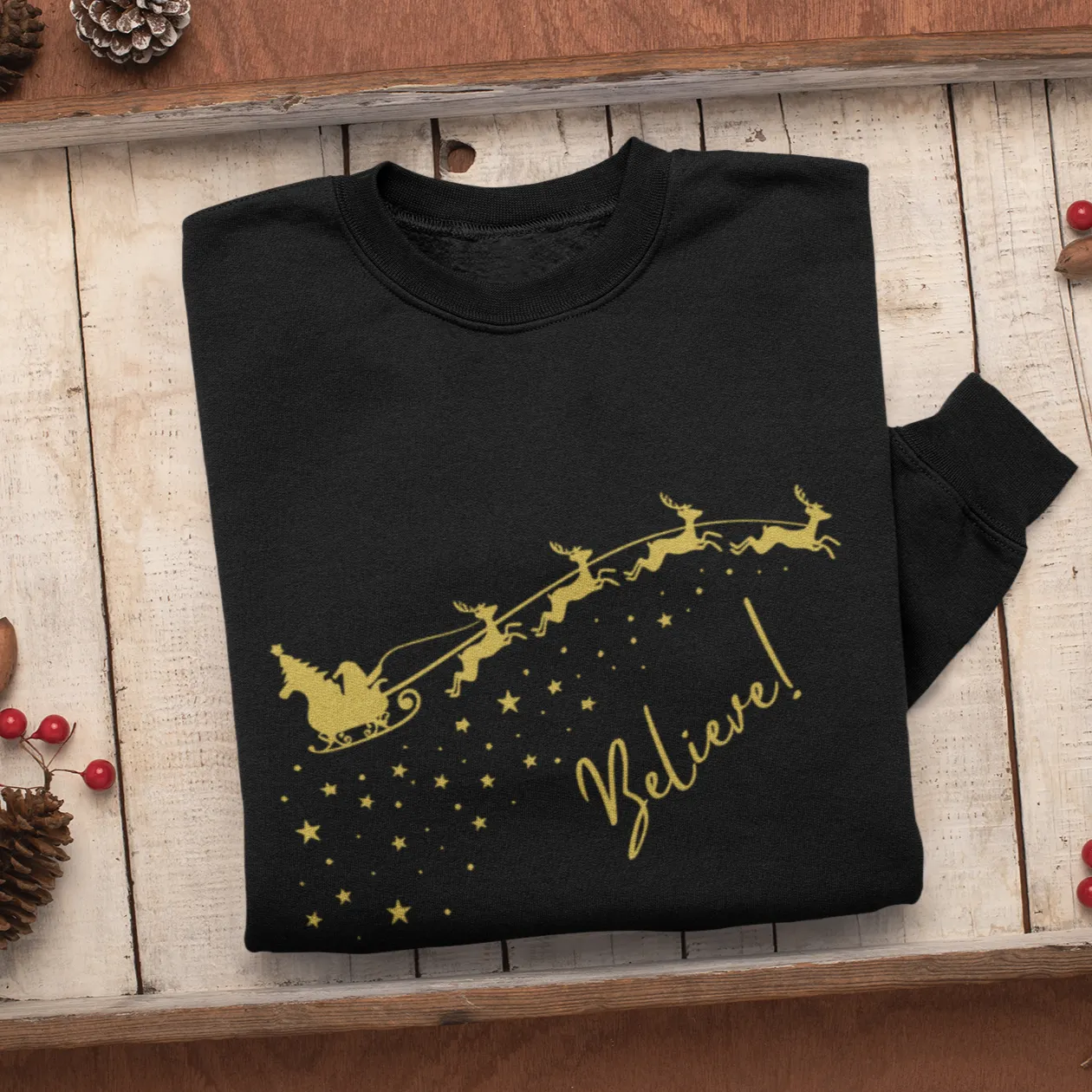 Believe Christmas Sweatshirt, Christmas Believe Shirt Christmas Party Shirt Christmas T-Shirt, Christmas Family Shirt, Believe Shirt, Xmas Party