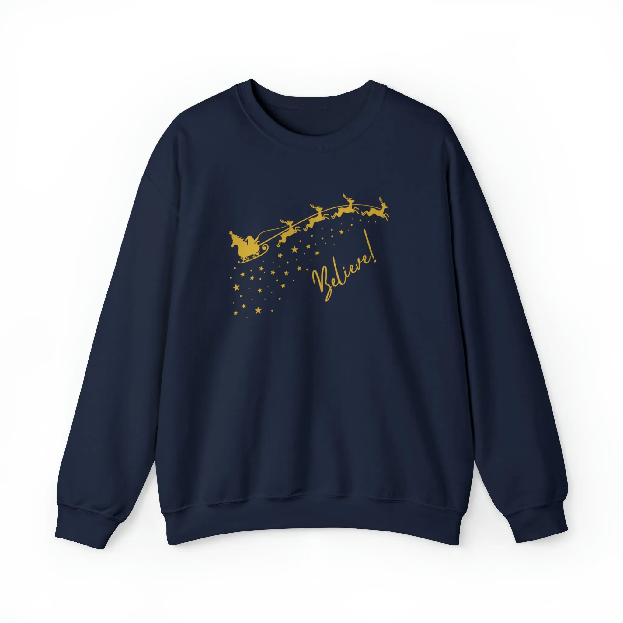 Believe Christmas Sweatshirt, Christmas Believe Shirt Christmas Party Shirt Christmas T-Shirt, Christmas Family Shirt, Believe Shirt, Xmas Party
