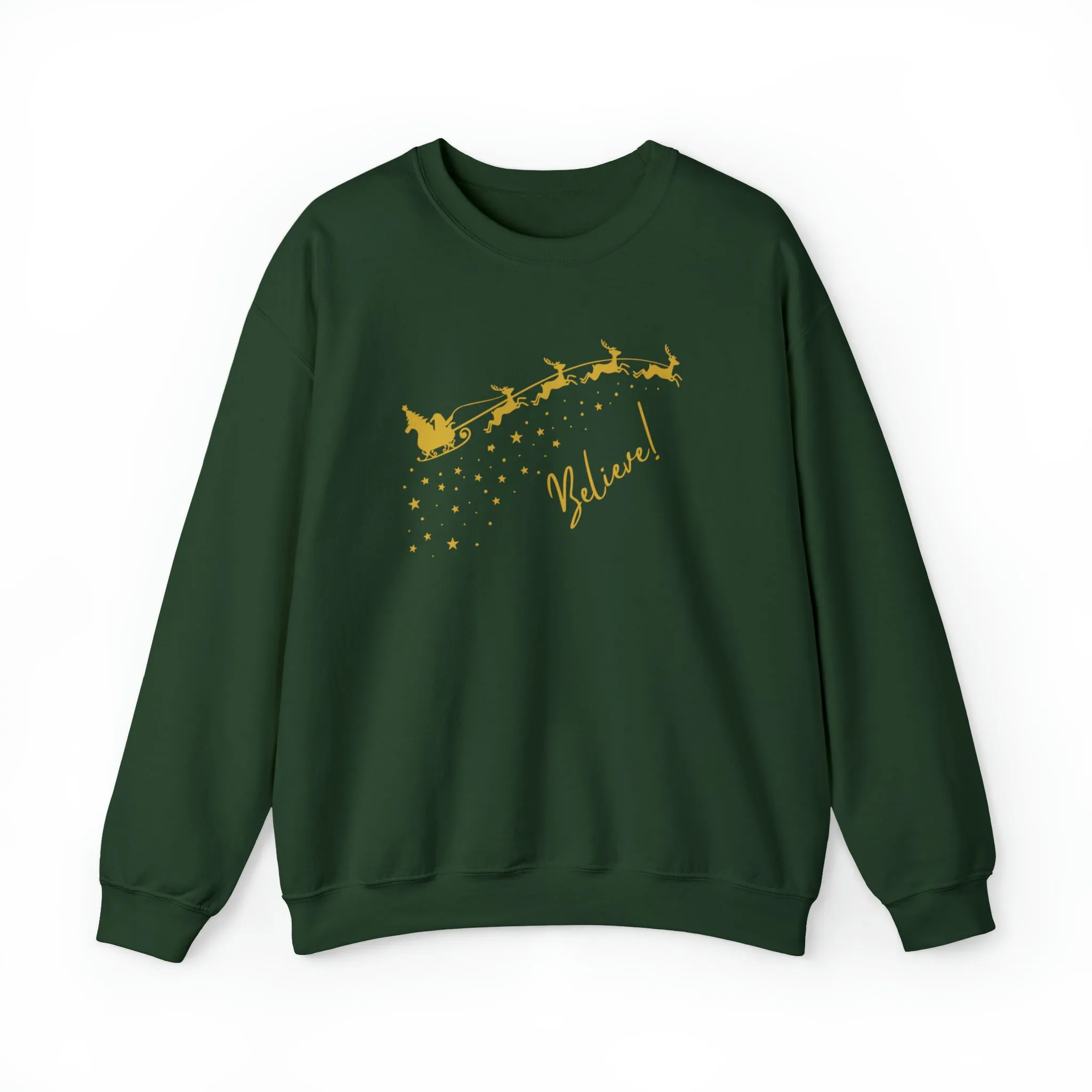 Believe Christmas Sweatshirt, Christmas Believe Shirt Christmas Party Shirt Christmas T-Shirt, Christmas Family Shirt, Believe Shirt, Xmas Party