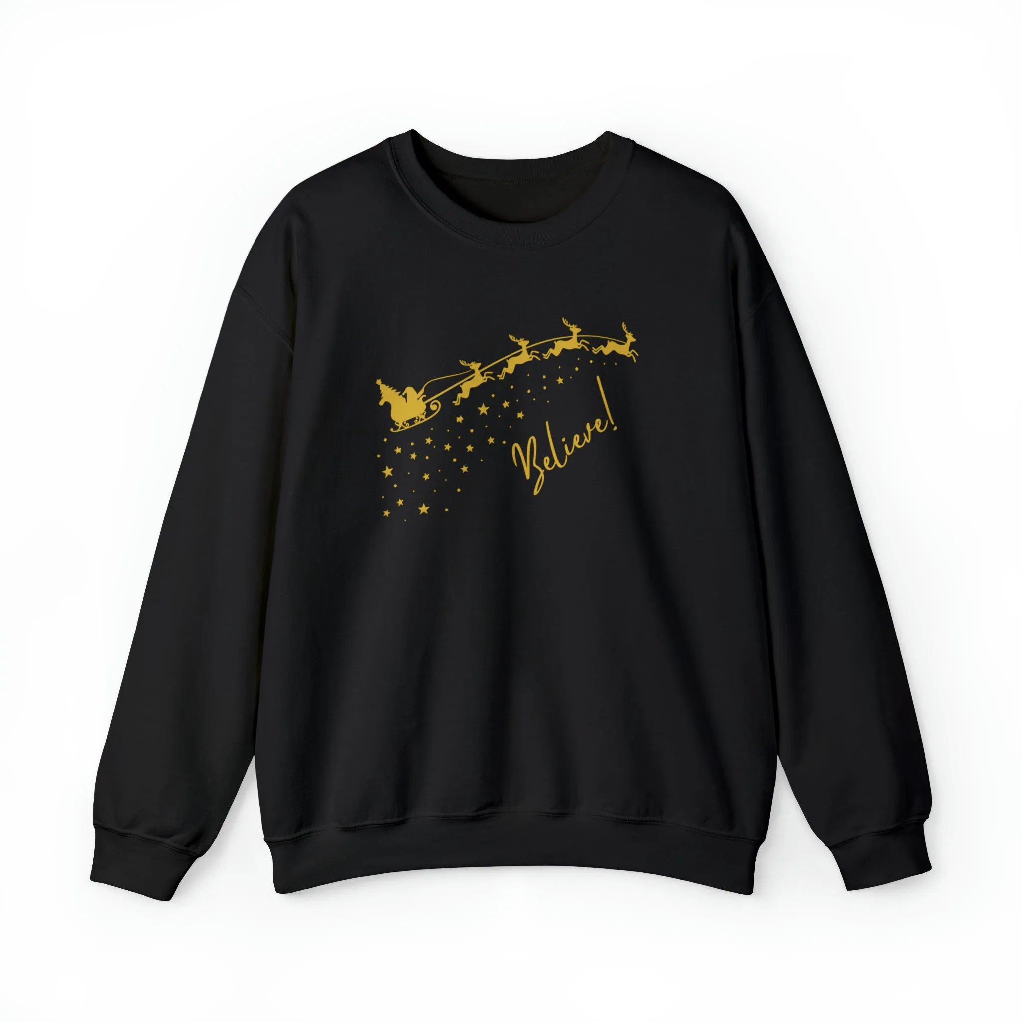 Believe Christmas Sweatshirt, Christmas Believe Shirt Christmas Party Shirt Christmas T-Shirt, Christmas Family Shirt, Believe Shirt, Xmas Party