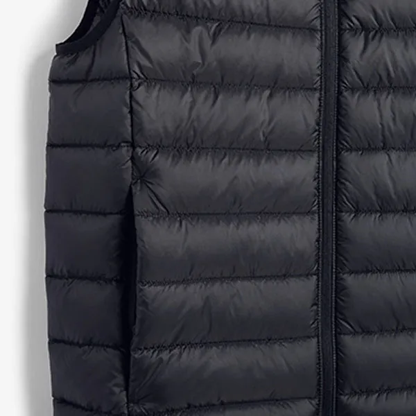 Black Shower Resistant Quilted Gilet