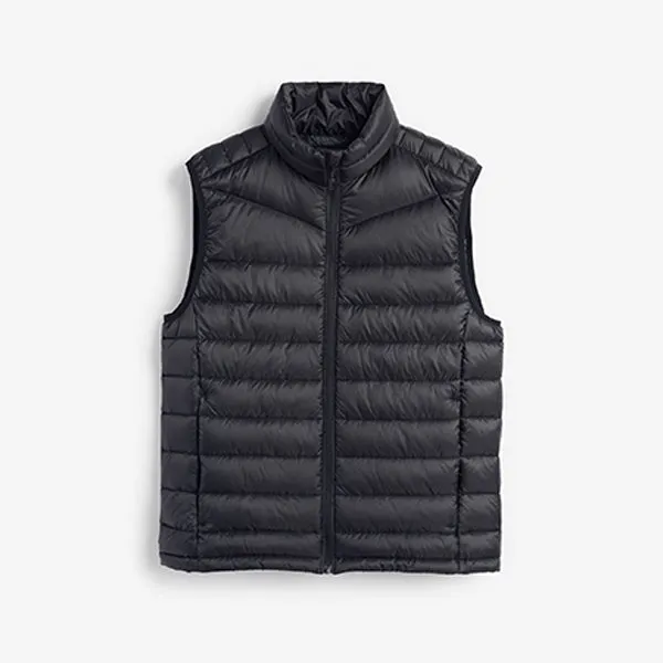 Black Shower Resistant Quilted Gilet