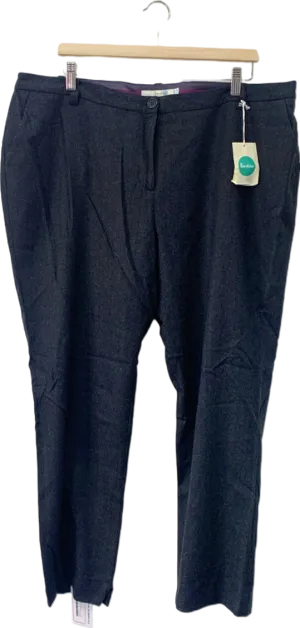 Boden Charcoal Grey Wool Trousers UK 20 Long