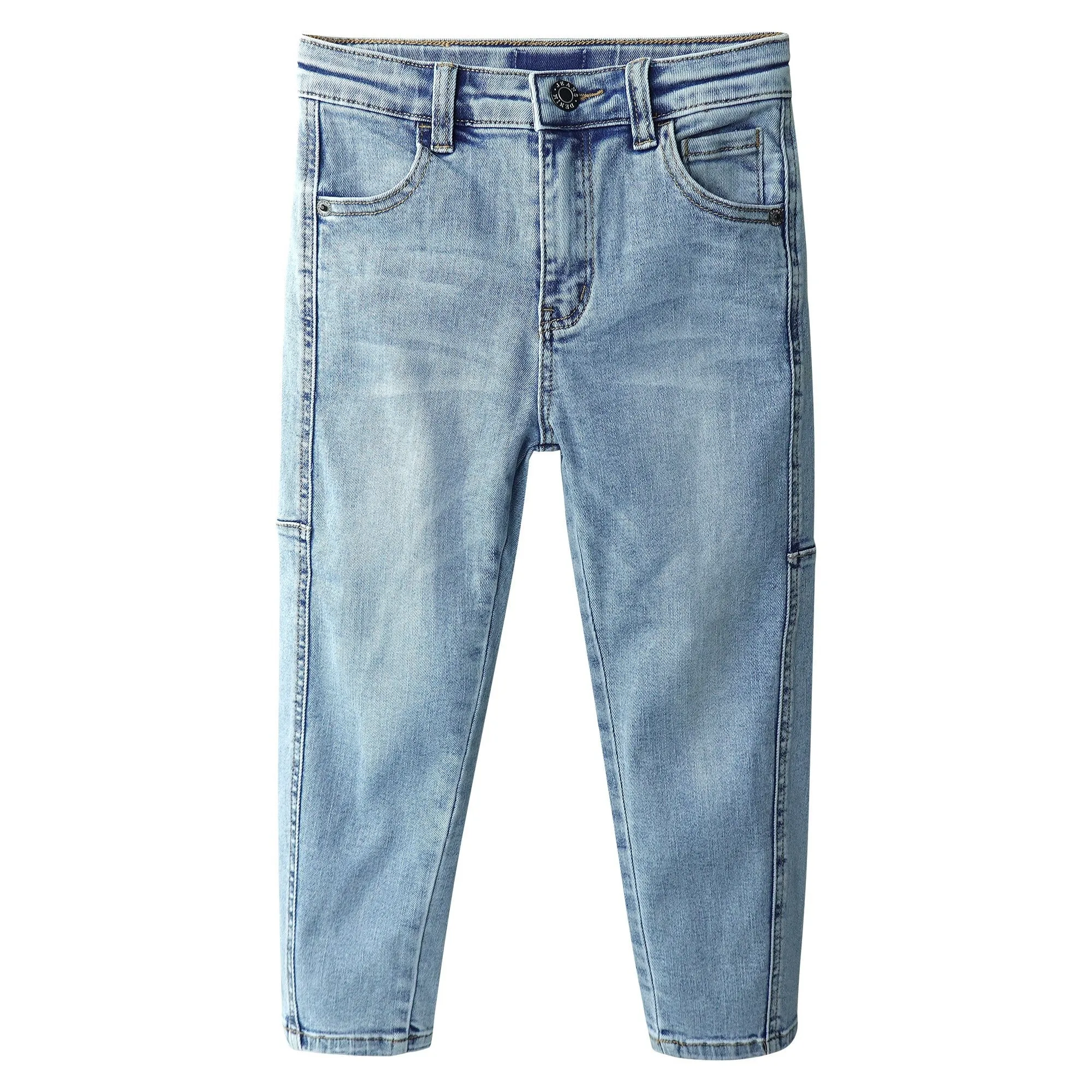 Boys Jeans Children Ripped Soft Stretchy Classic Denim Pants