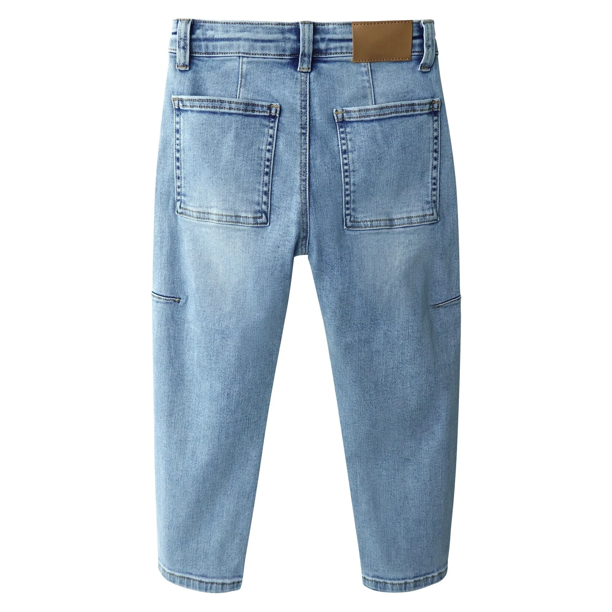 Boys Jeans Children Ripped Soft Stretchy Classic Denim Pants