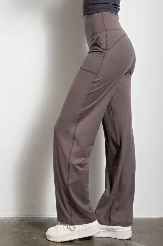 Butter Soft Straight Leg Flare Pants