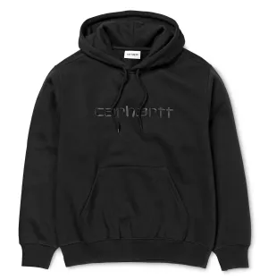 Carhartt WIP Hooded Carhartt Sweatshirt – Black/Black