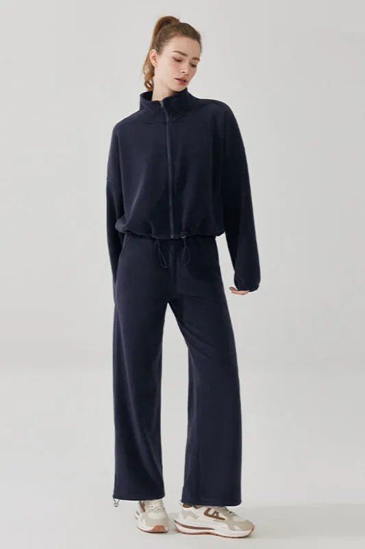 Chic Soft Velvet Fleece Lounge Set