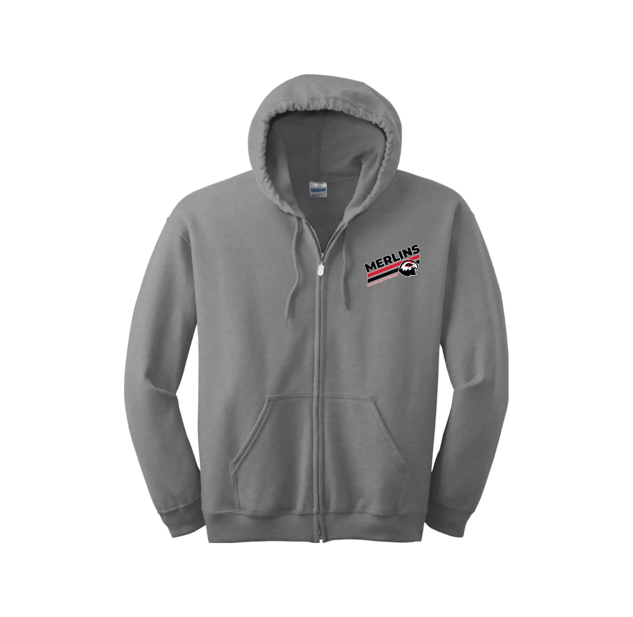 Clay Harmony Leland Elem-Adult Unisex Full-Zip Hooded Sweatshirt On-Demand
