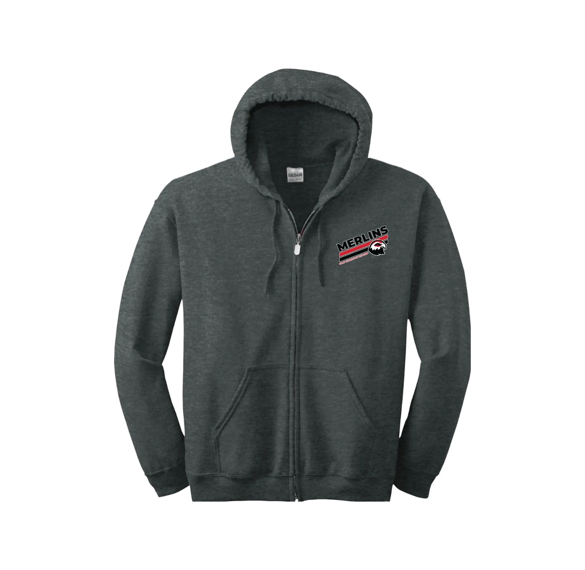 Clay Harmony Leland Elem-Adult Unisex Full-Zip Hooded Sweatshirt On-Demand