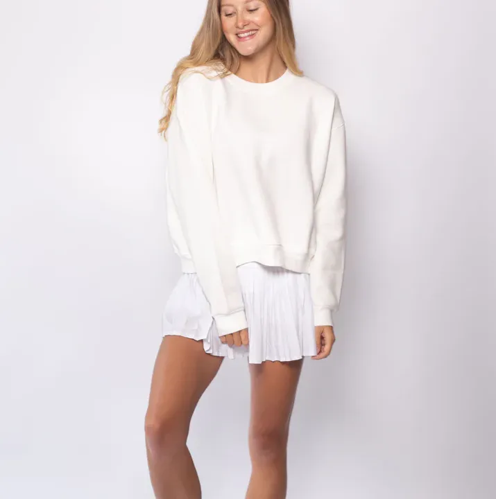 Court Life Happiest On The Court Tennis Sweatshirt