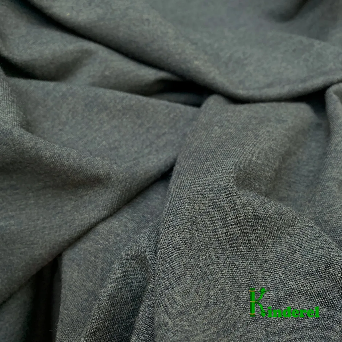 Dark Green Bamboo Stretch Jersey by the Yard and Wholesale