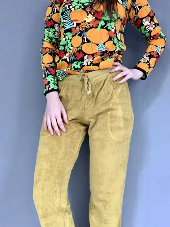 DUNS Adult Terry Trousers/ Baggy Pants - Dried Tobacco
