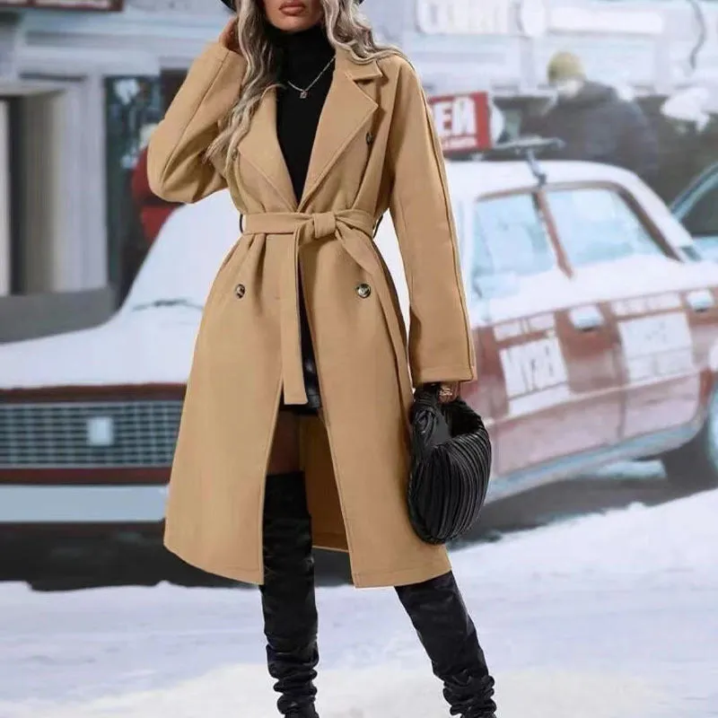 EleganceLine Trench Coat