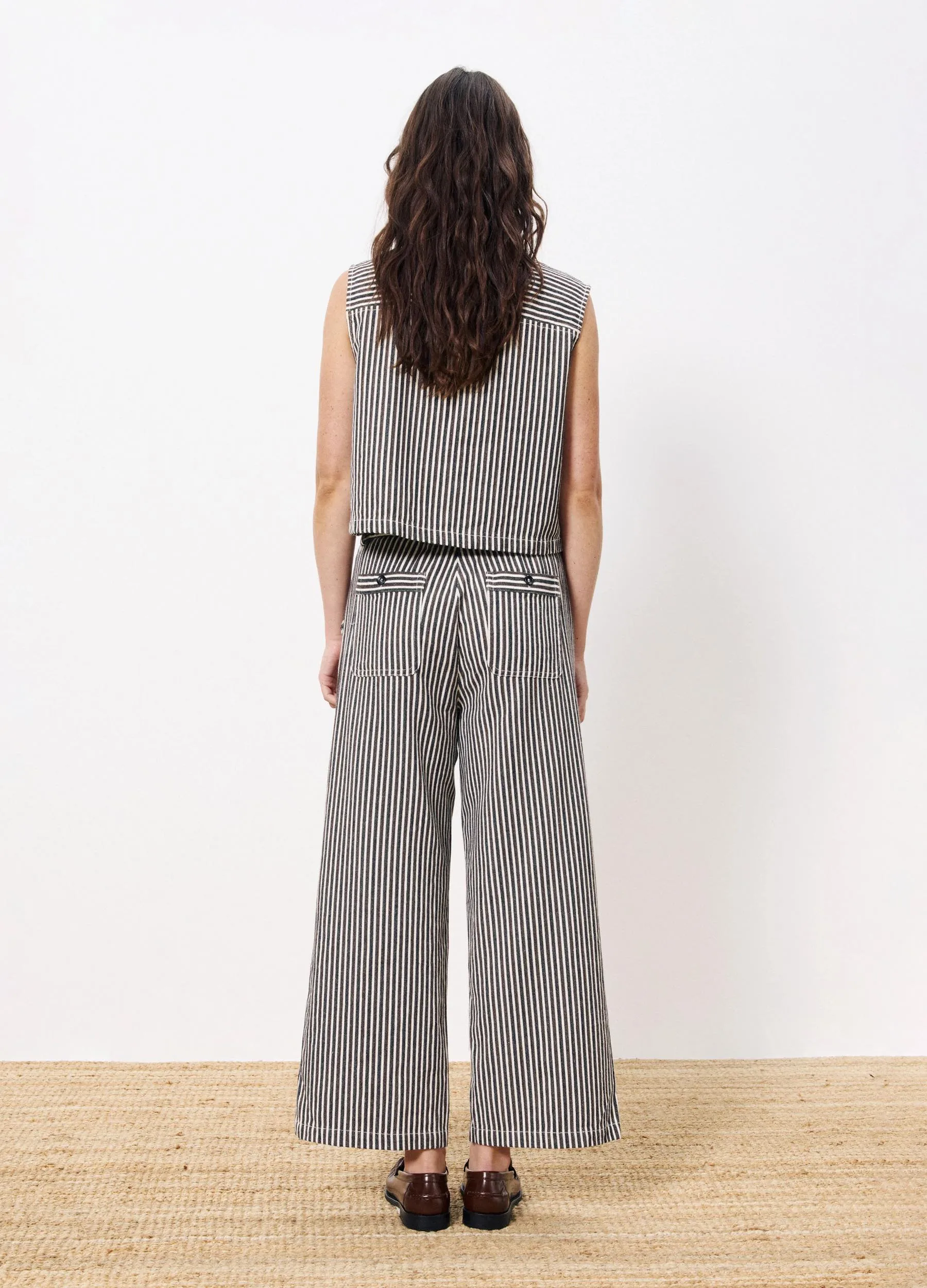 FRNCH -  Women's Swanne Chocolate Trousers