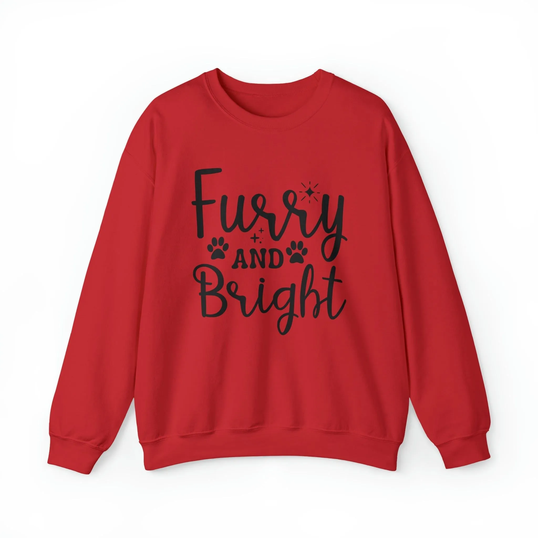 Furry and Bright Unisex Crewneck Sweatshirt