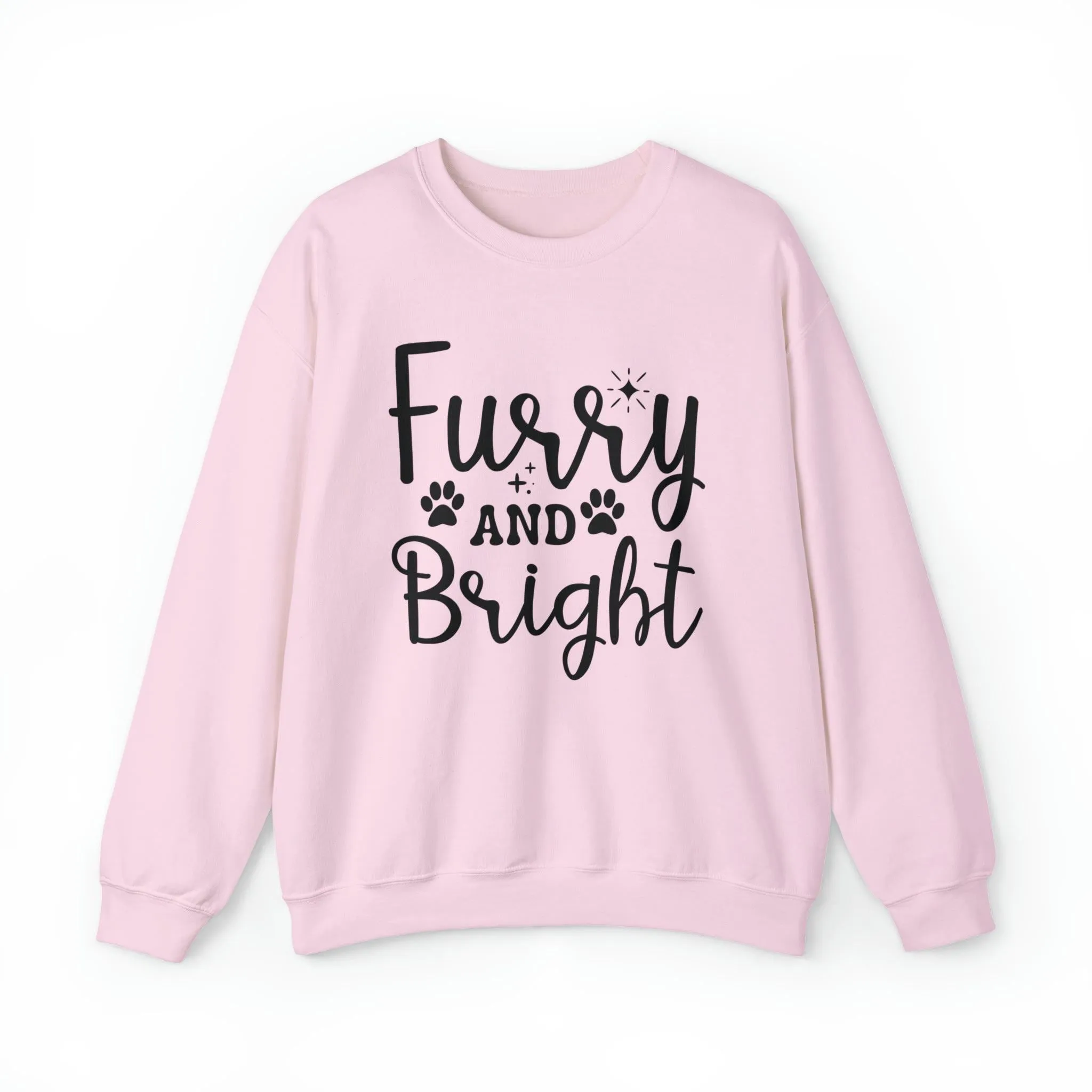 Furry and Bright Unisex Crewneck Sweatshirt