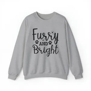 Furry and Bright Unisex Crewneck Sweatshirt