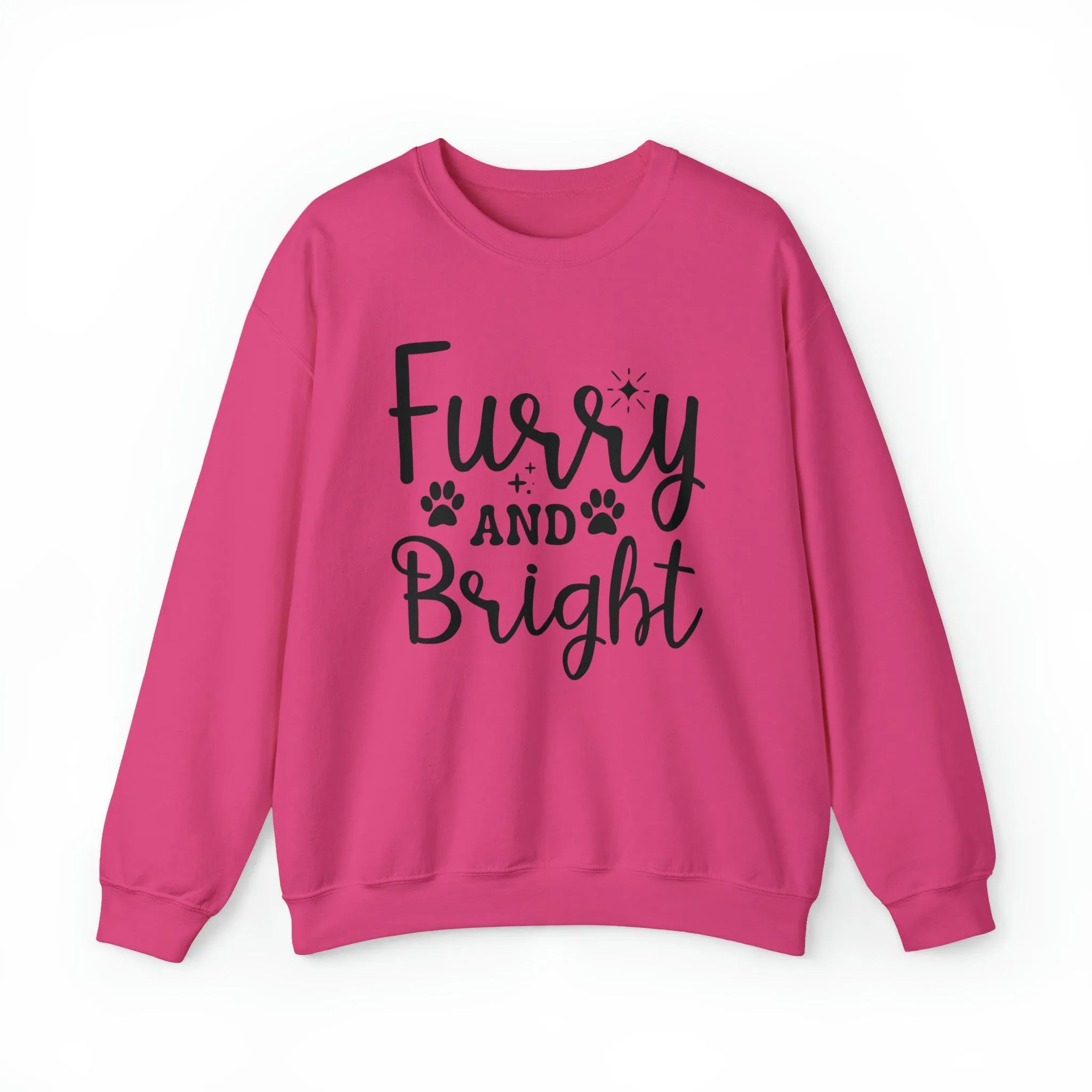 Furry and Bright Unisex Crewneck Sweatshirt