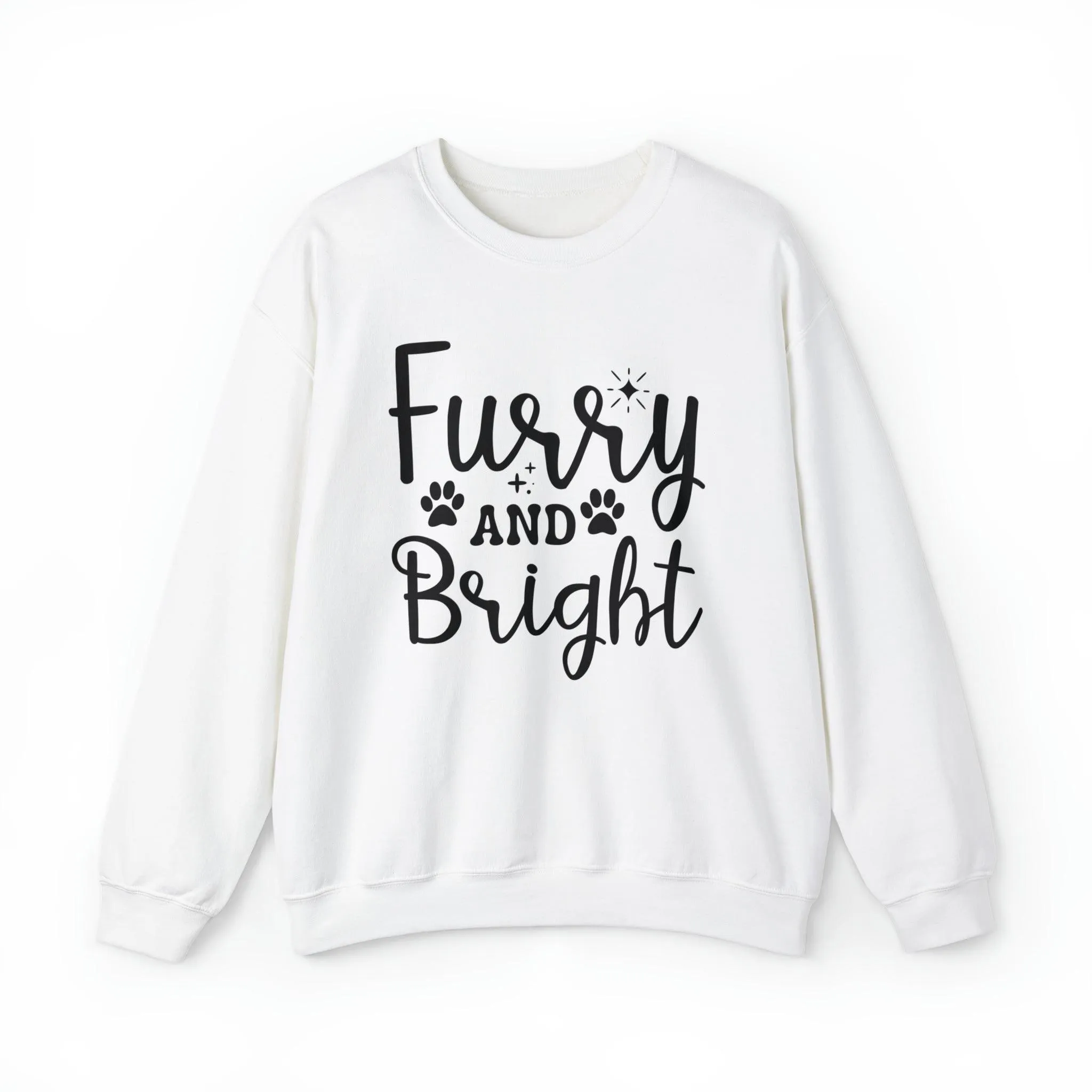Furry and Bright Unisex Crewneck Sweatshirt