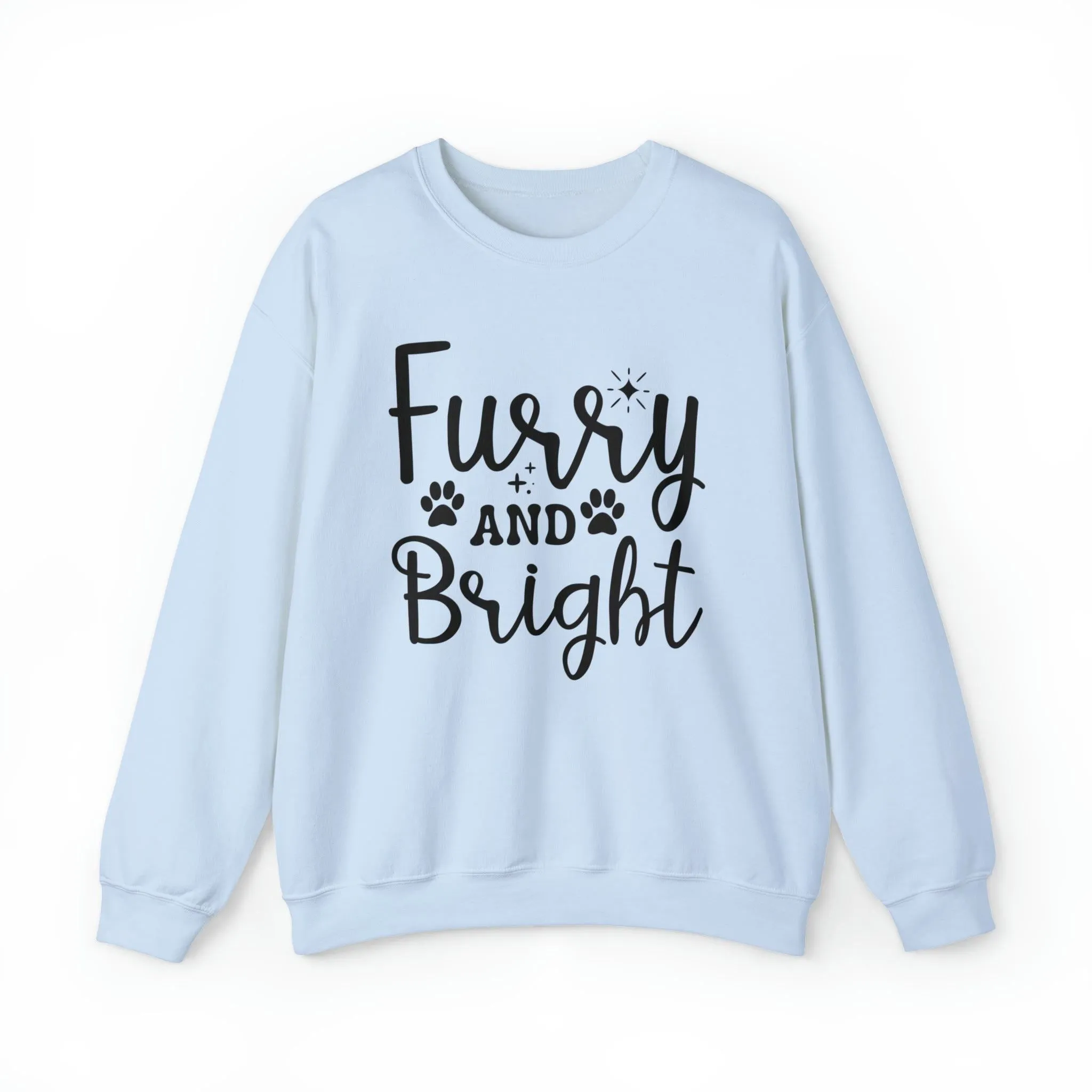 Furry and Bright Unisex Crewneck Sweatshirt