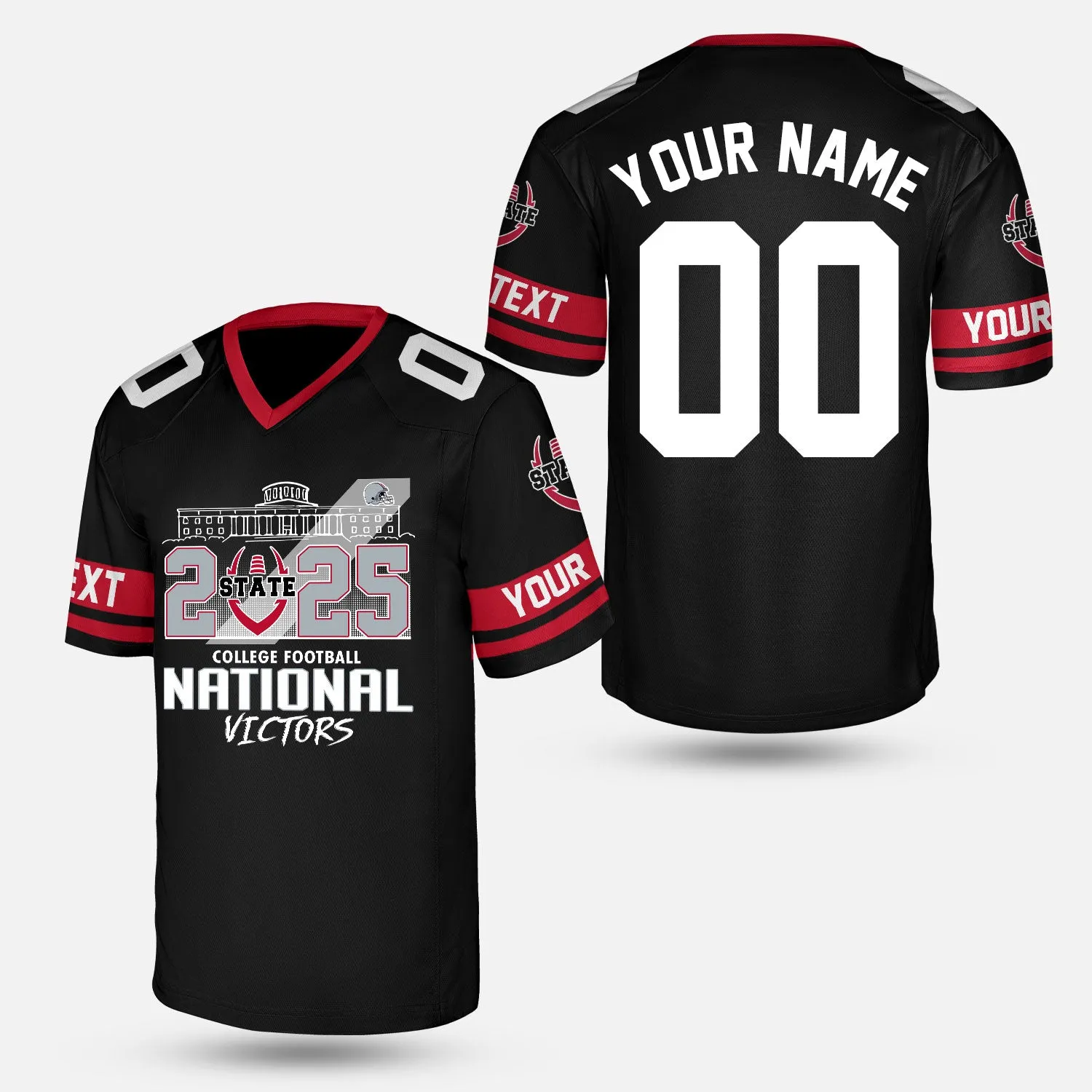 Go Bucks 2025 National Winner Skyline Custom Double Sided Shirts, College Football Victors Shirts, 2025 Champions Columbus Ohio Custom 2 Sided Shirts