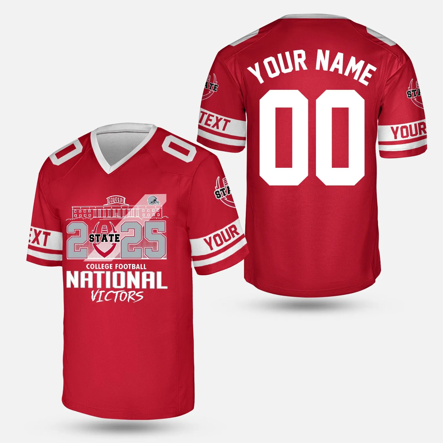 Go Bucks 2025 National Winner Skyline Custom Double Sided Shirts, College Football Victors Shirts, 2025 Champions Columbus Ohio Custom 2 Sided Shirts