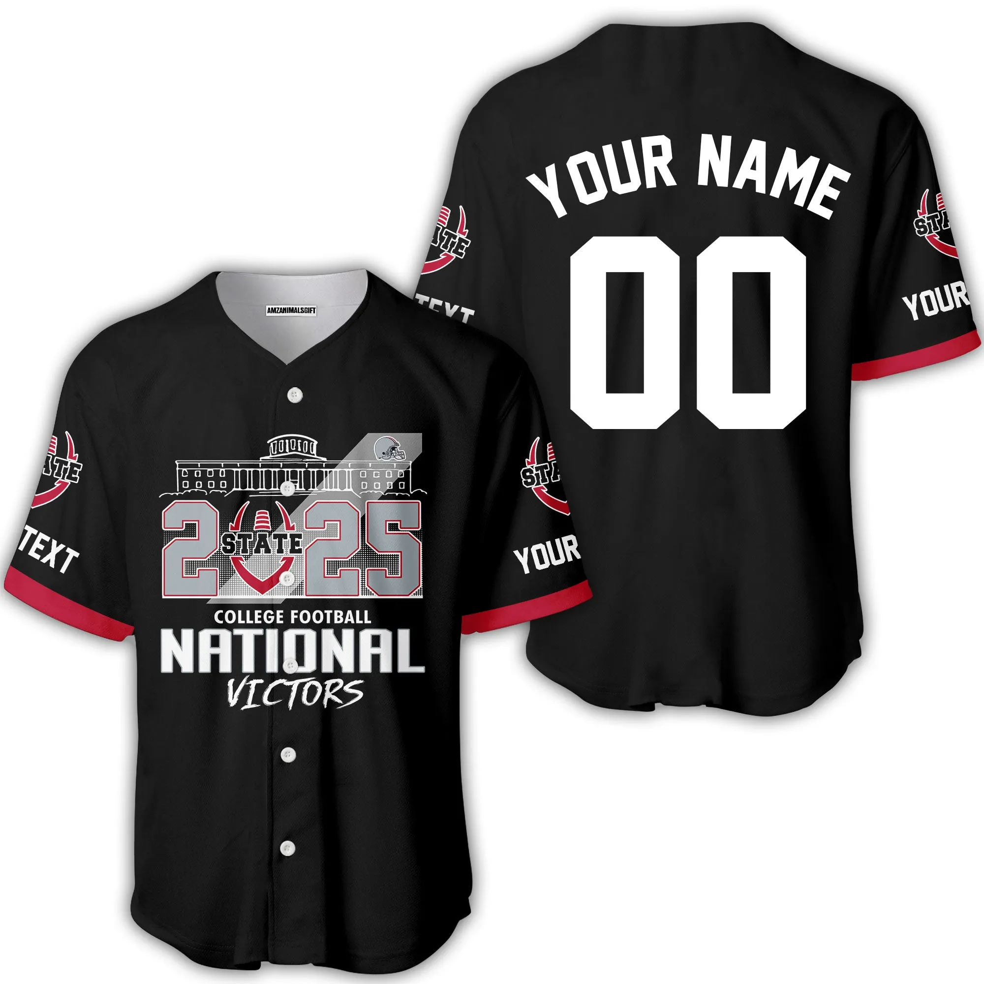 Go Bucks 2025 National Winner Skyline Custom Double Sided Shirts, College Football Victors Shirts, 2025 Champions Columbus Ohio Custom 2 Sided Shirts