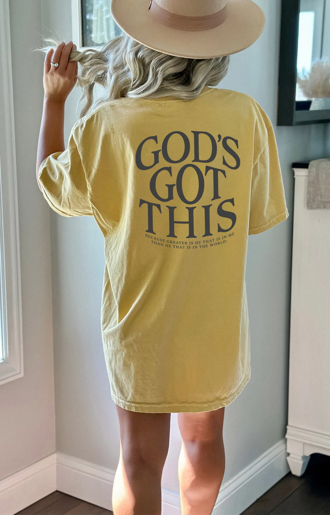 God's got this (left chest & back) Tee