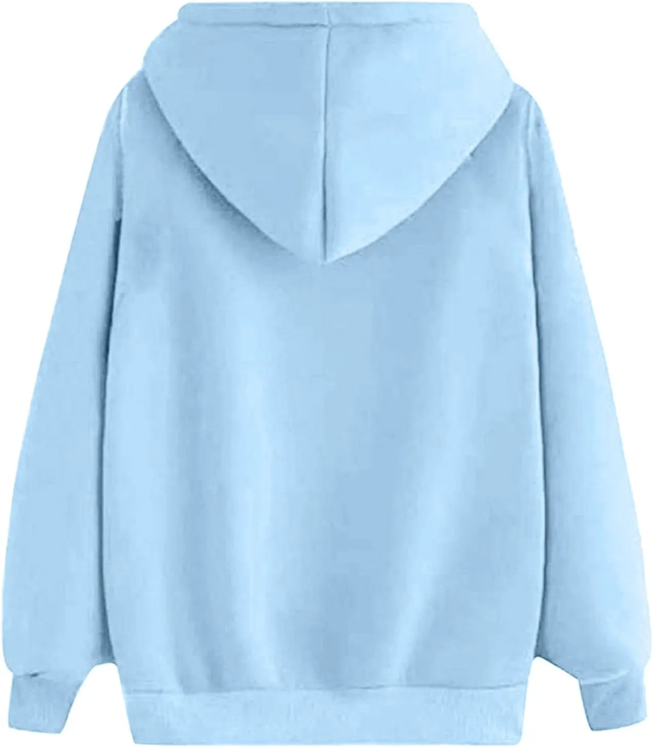 Heart Hoodies for Women Oversized Cute Graphic Pockets Drawstring Hooded Sweatshirts 2024 Fall Fashion Outfits