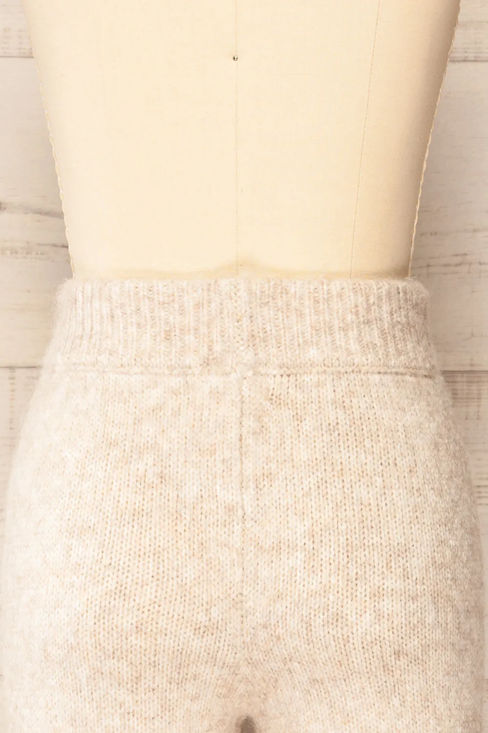 Herneuil | Grey Soft Wool Knit Pants