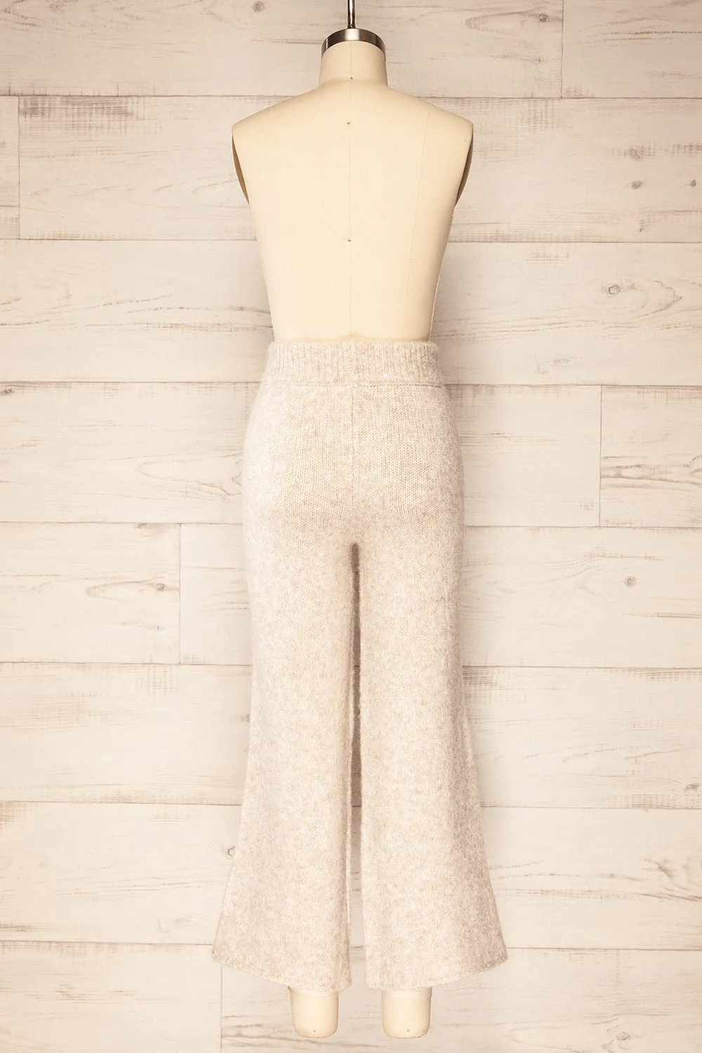 Herneuil | Grey Soft Wool Knit Pants