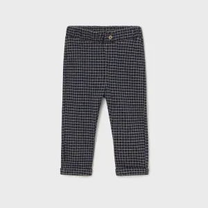 Jaquard Checkered Baby Trousers
