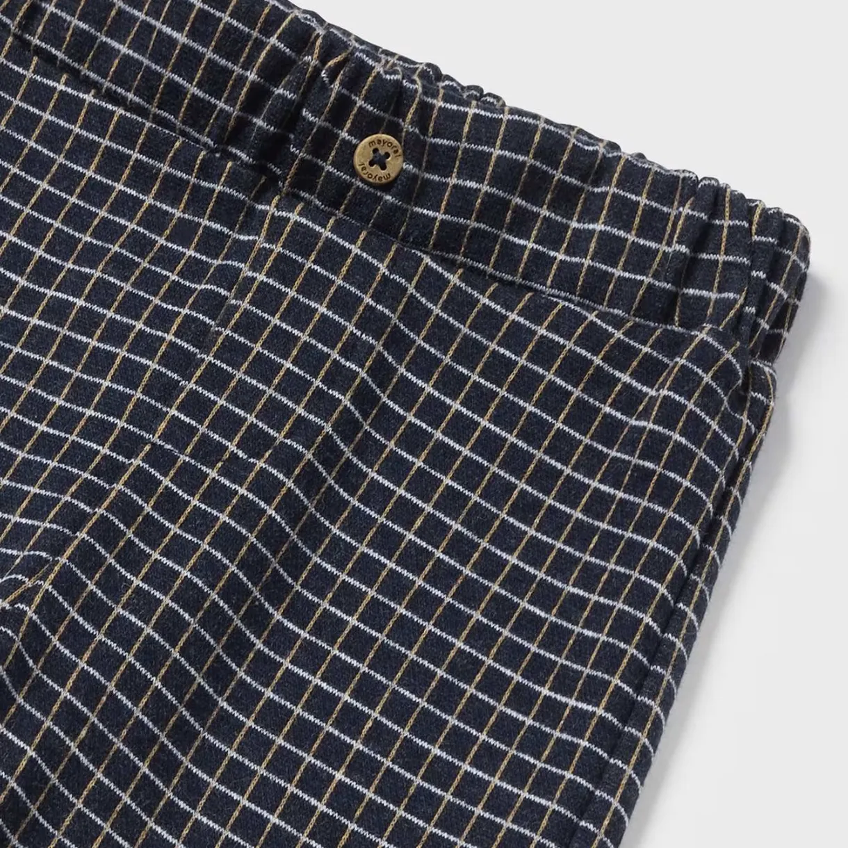 Jaquard Checkered Baby Trousers