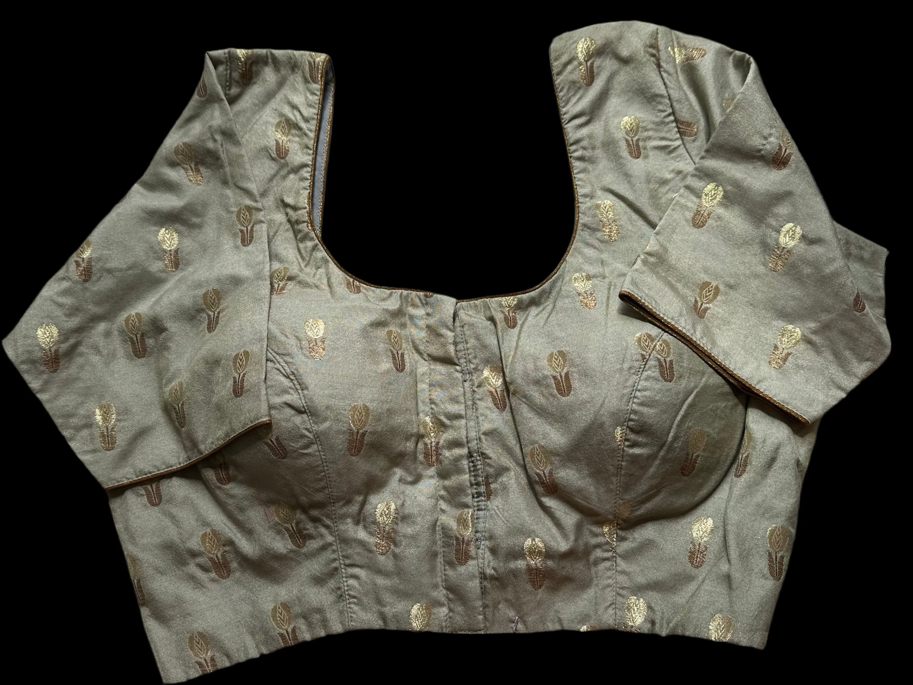 Light green brocade blouse online usa silk blouses ready to wear online shopping bandhani blouse online