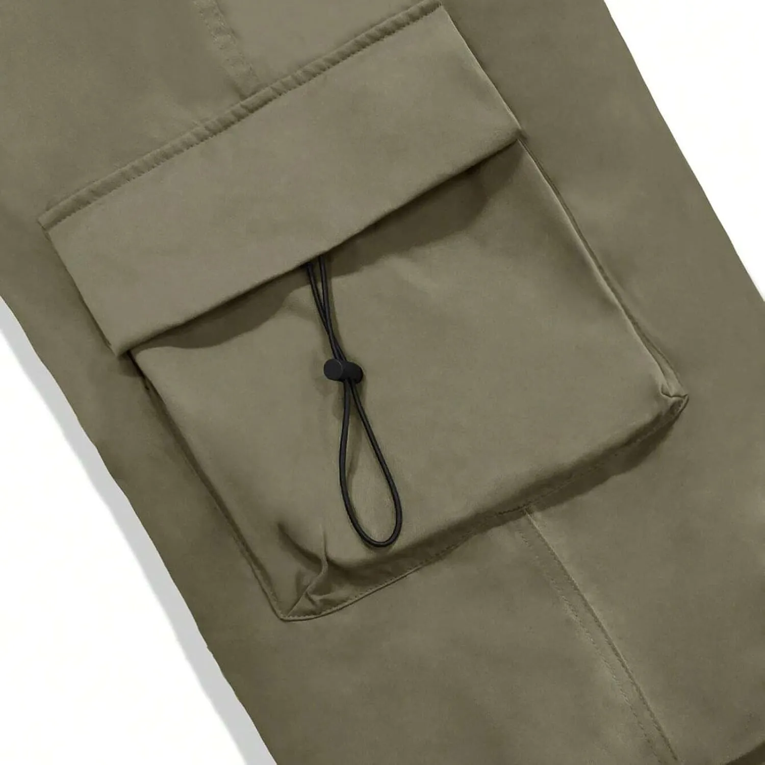 Men's Baggy Cargo Pants Casual Parachute Pant Cotton Loose Fit Streetwear Multi Pockets
