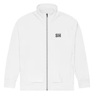 Mens track jacket - Seashell White