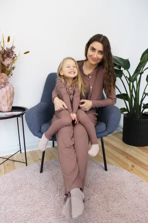 NATALIA-LEGGINGS-KIDS - LIGHT BROWN