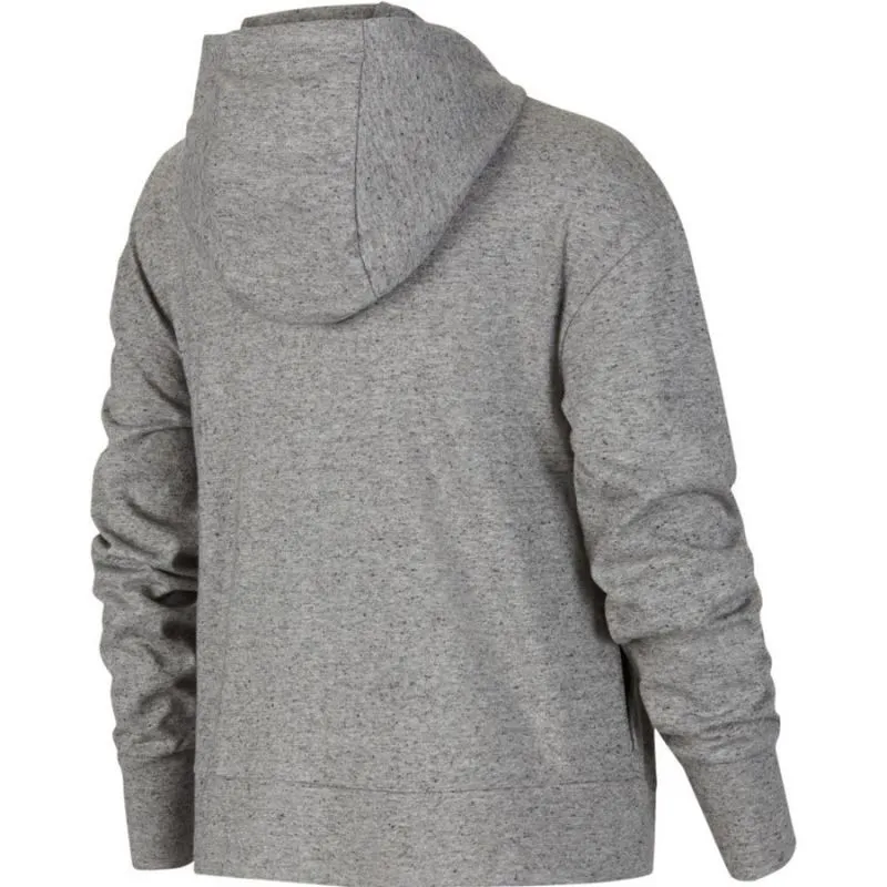 Nike Girls' Cozy Zip-Up Hoodie - Soft Brushed Knit with Contrasting Logo