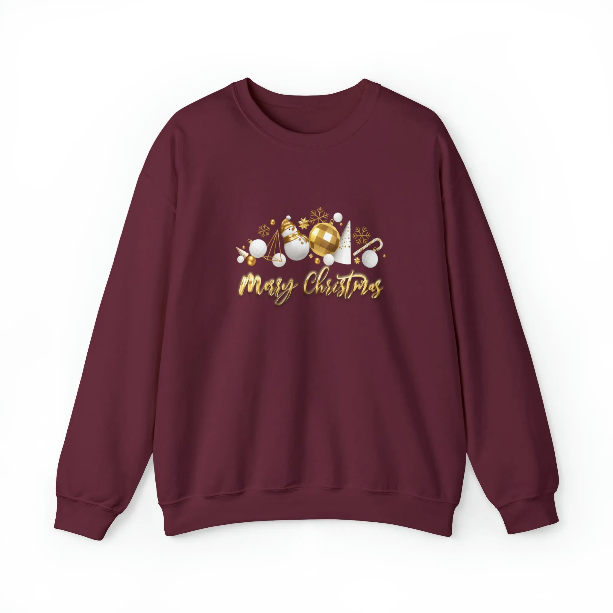 Ornamental Merry Christmas Sweatshirt, Womens Christmas Sweatshirt, Christmas Sweatshirts for Women, Christmas Women,Merry Christmas Sweatshirt