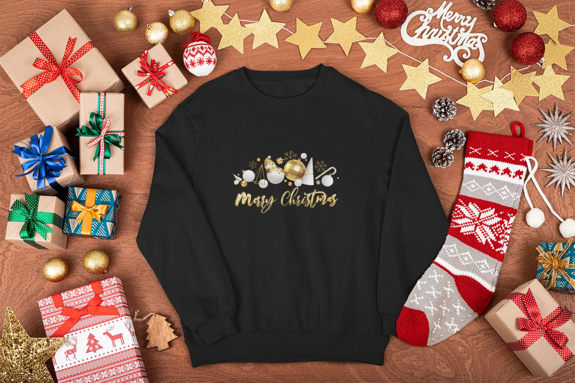 Ornamental Merry Christmas Sweatshirt, Womens Christmas Sweatshirt, Christmas Sweatshirts for Women, Christmas Women,Merry Christmas Sweatshirt