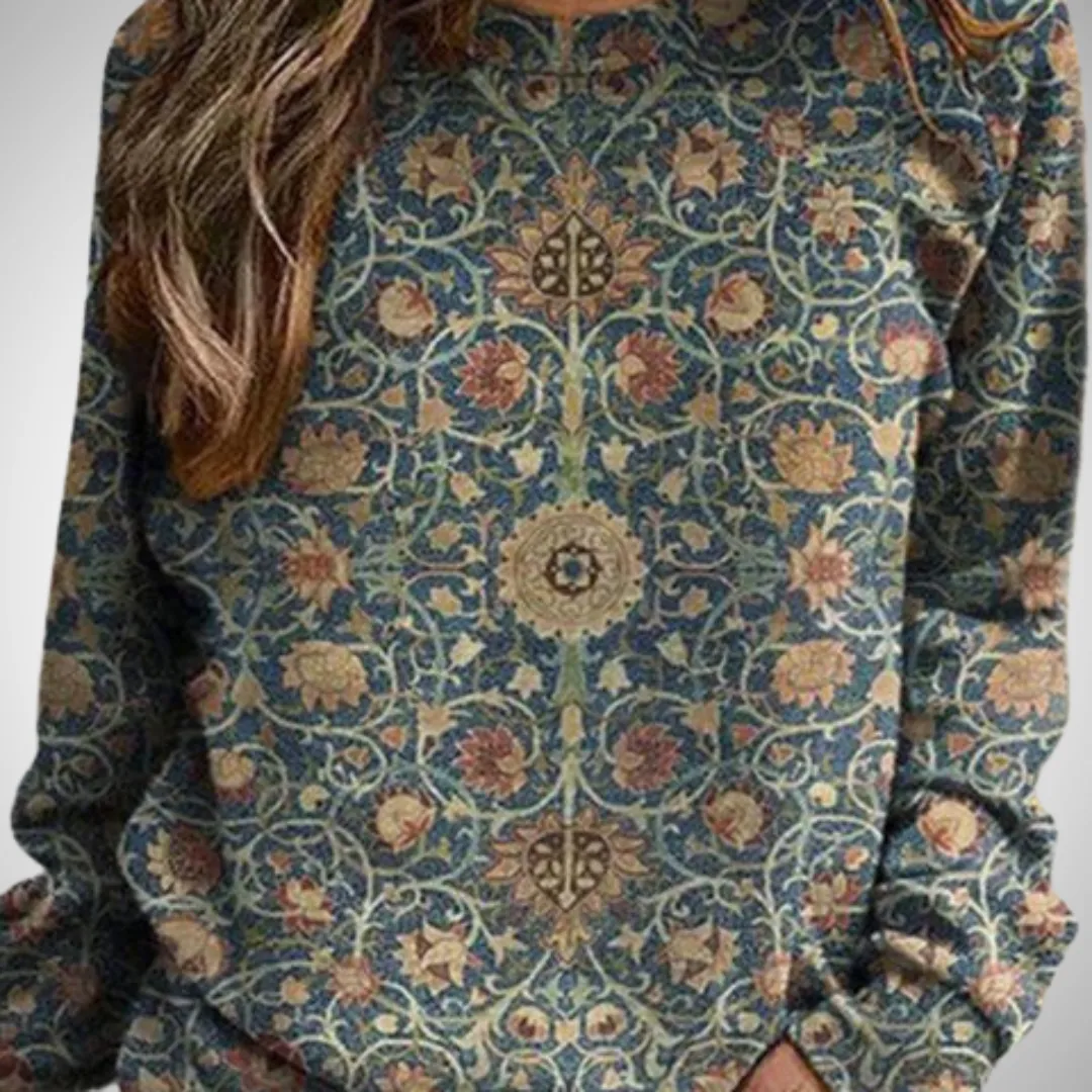 Phelomena Elegant Floral Sweater