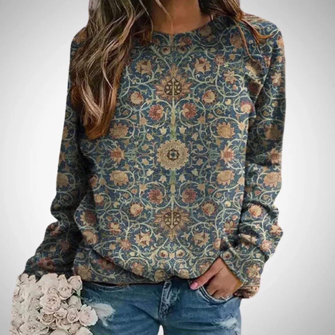 Phelomena Elegant Floral Sweater